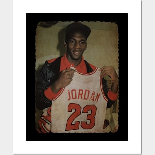 Young Michael Jordan Vintage #2 Posters and Art